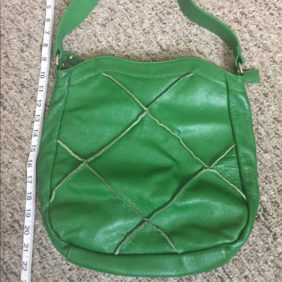 Nyla Noor Handbag Leather Forest Green - Picture 4 of 10